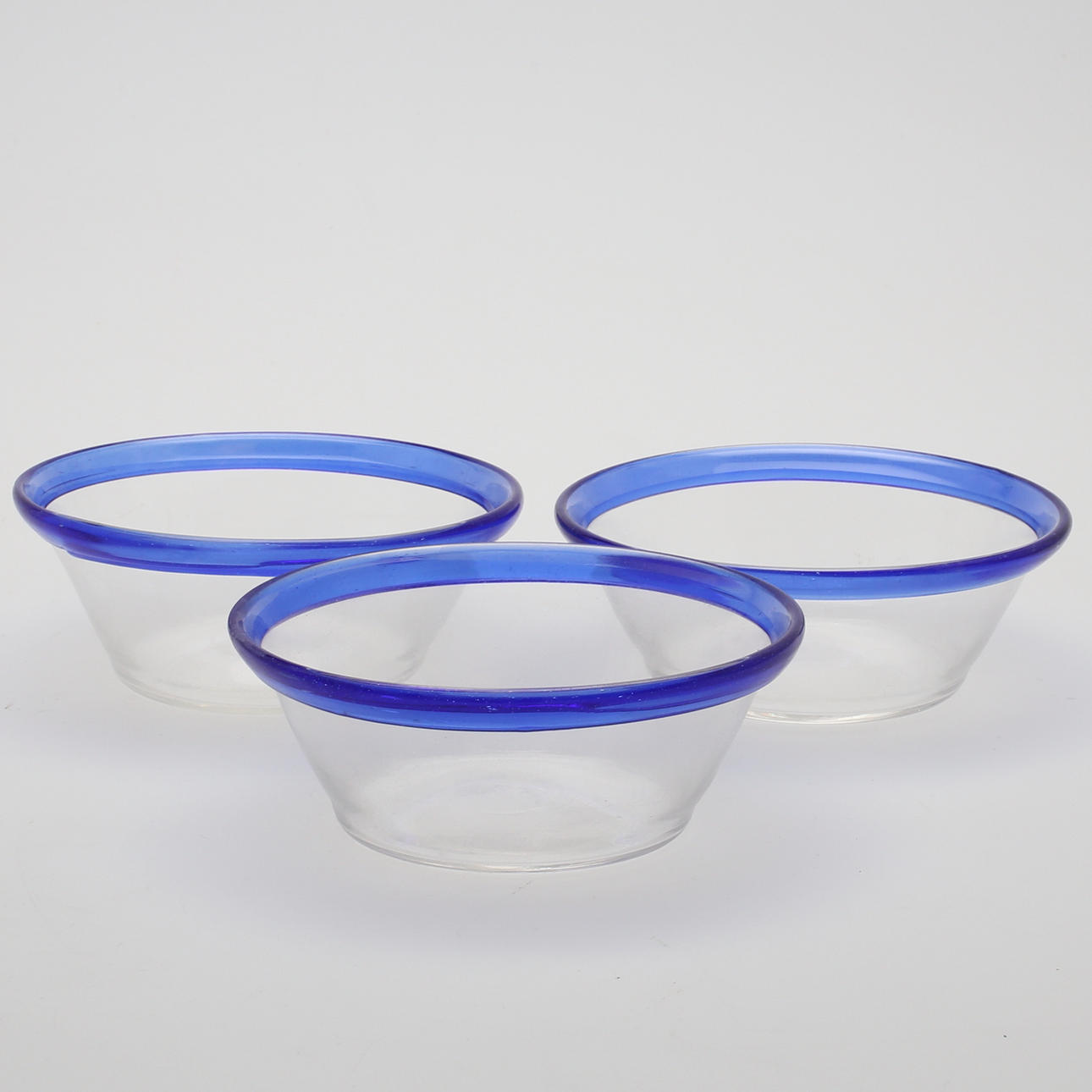 DIVERSE GLASSKÅLAR, ca 14 delar, 18/1900-tal.