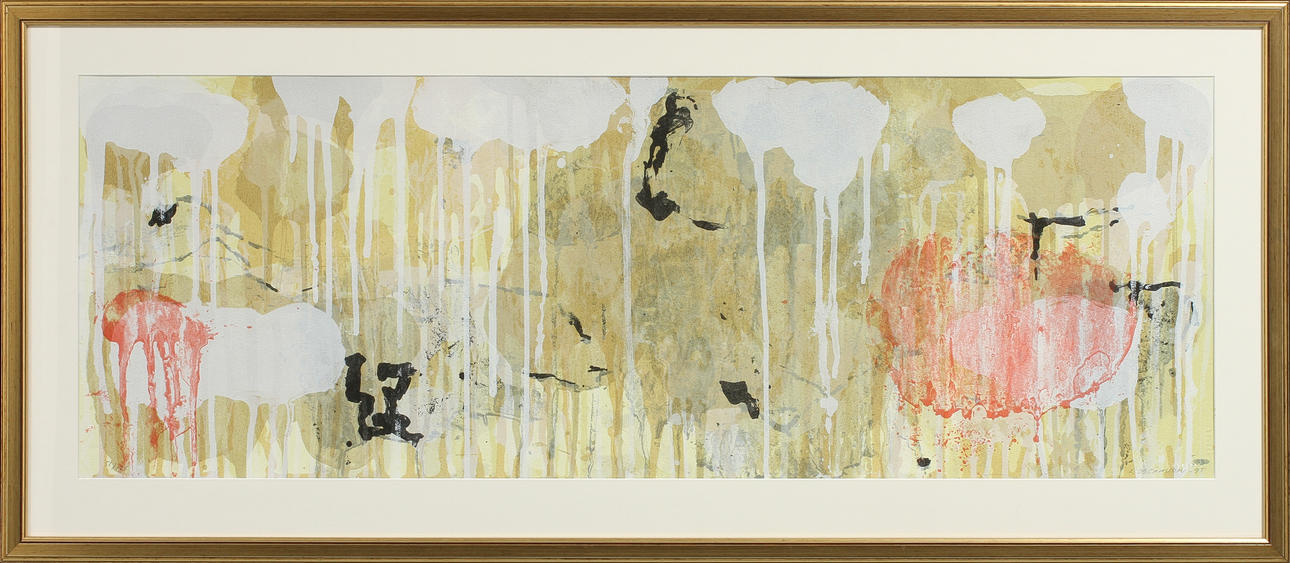 ELISABETH OSCARSSON. Färglitografi, signerad -95 och numrerad 51/125.