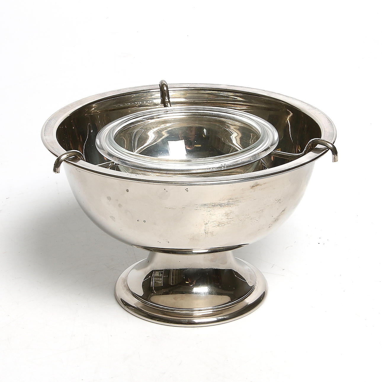 KAVIARSKÅL, pläter, Fink, Italien. 1900-tal.