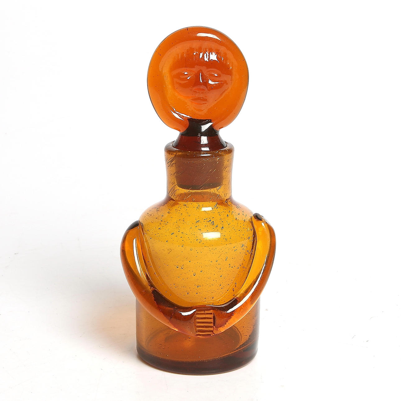 ERIK HÖGLUND. Karaff, glas. 1900-talets mitt.