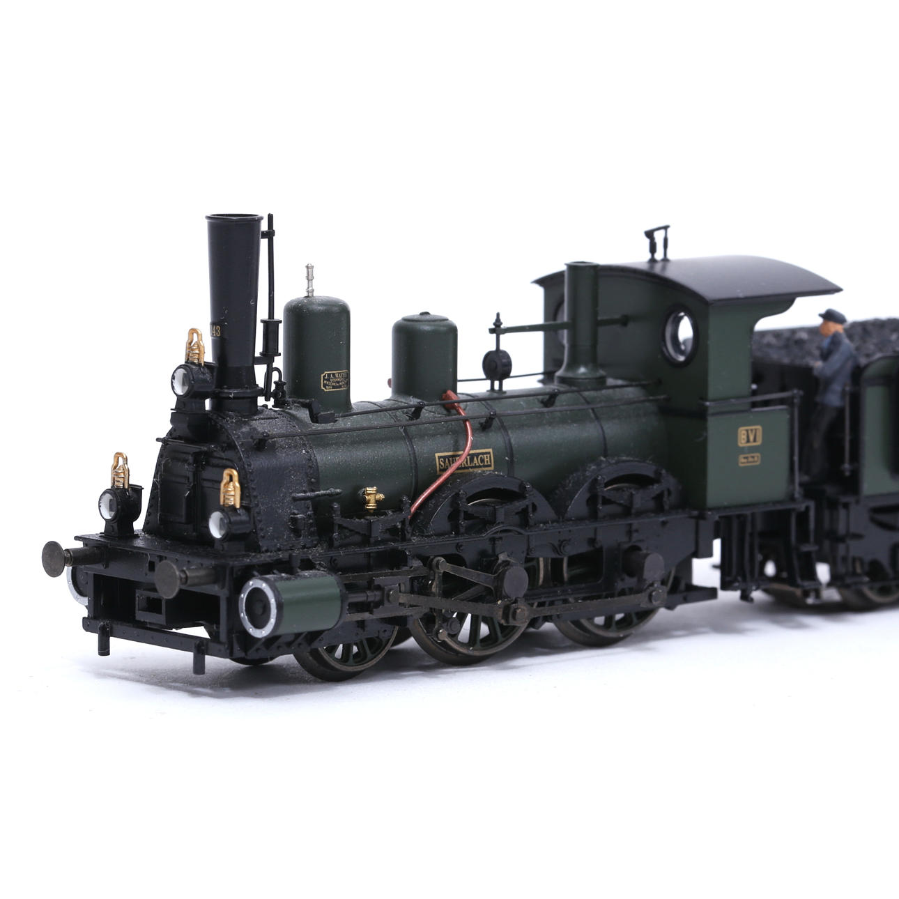 MÄRKLIN H0, Dampflokomotive mit Tender, 37977.