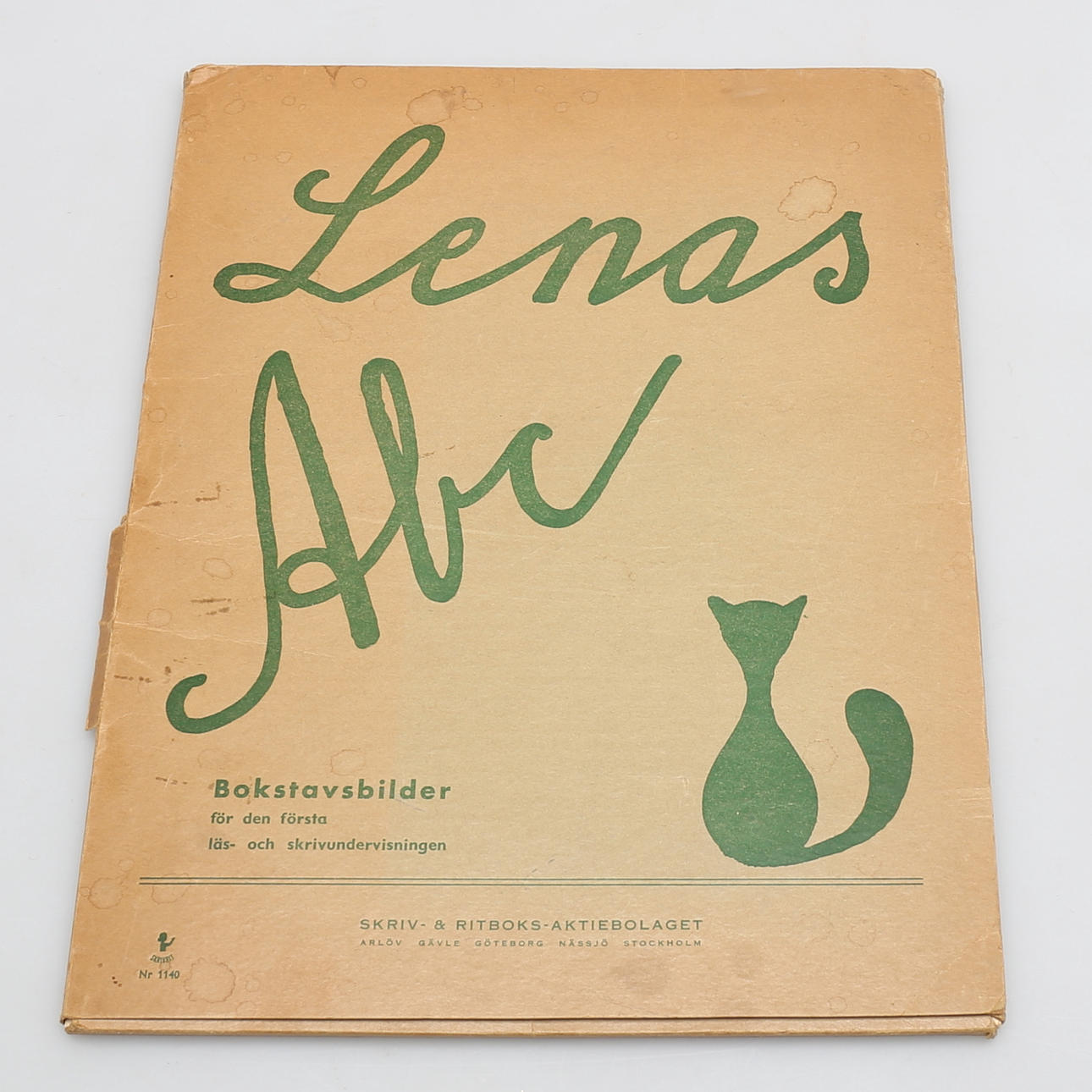 LENAS ABC, bokstavsbilder från 1939 av Lena Bergman.