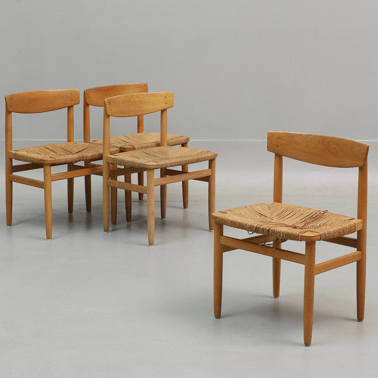 BØRGE MOGENSEN. stolar, 4 st, "Öresund", Karl Andersson & Söner.