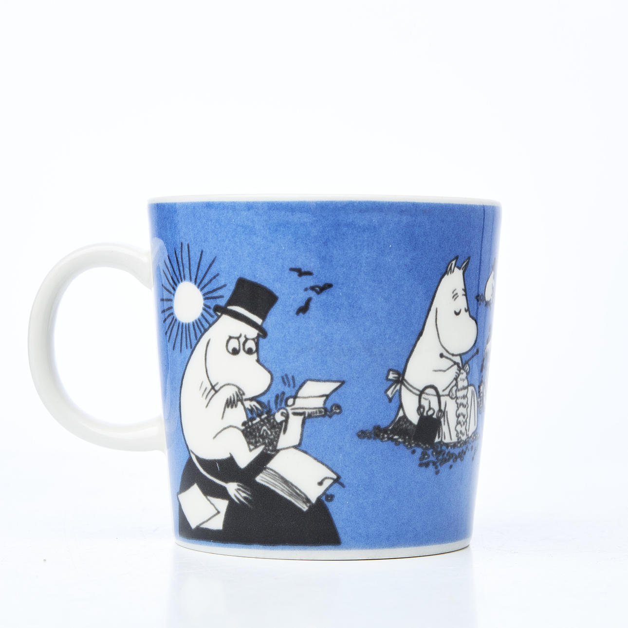 MUMIN MUG, Arabia, dark blue, 1990s. 