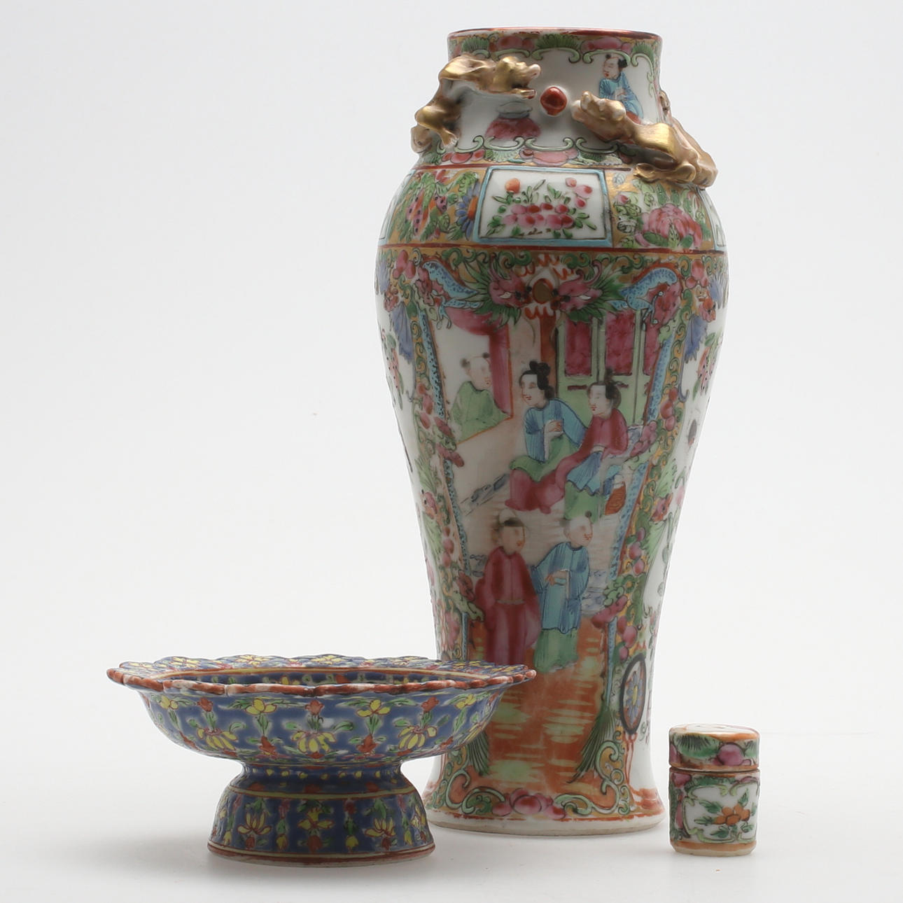 PORSLIN, 4 delar, Kina, 1800-tal.