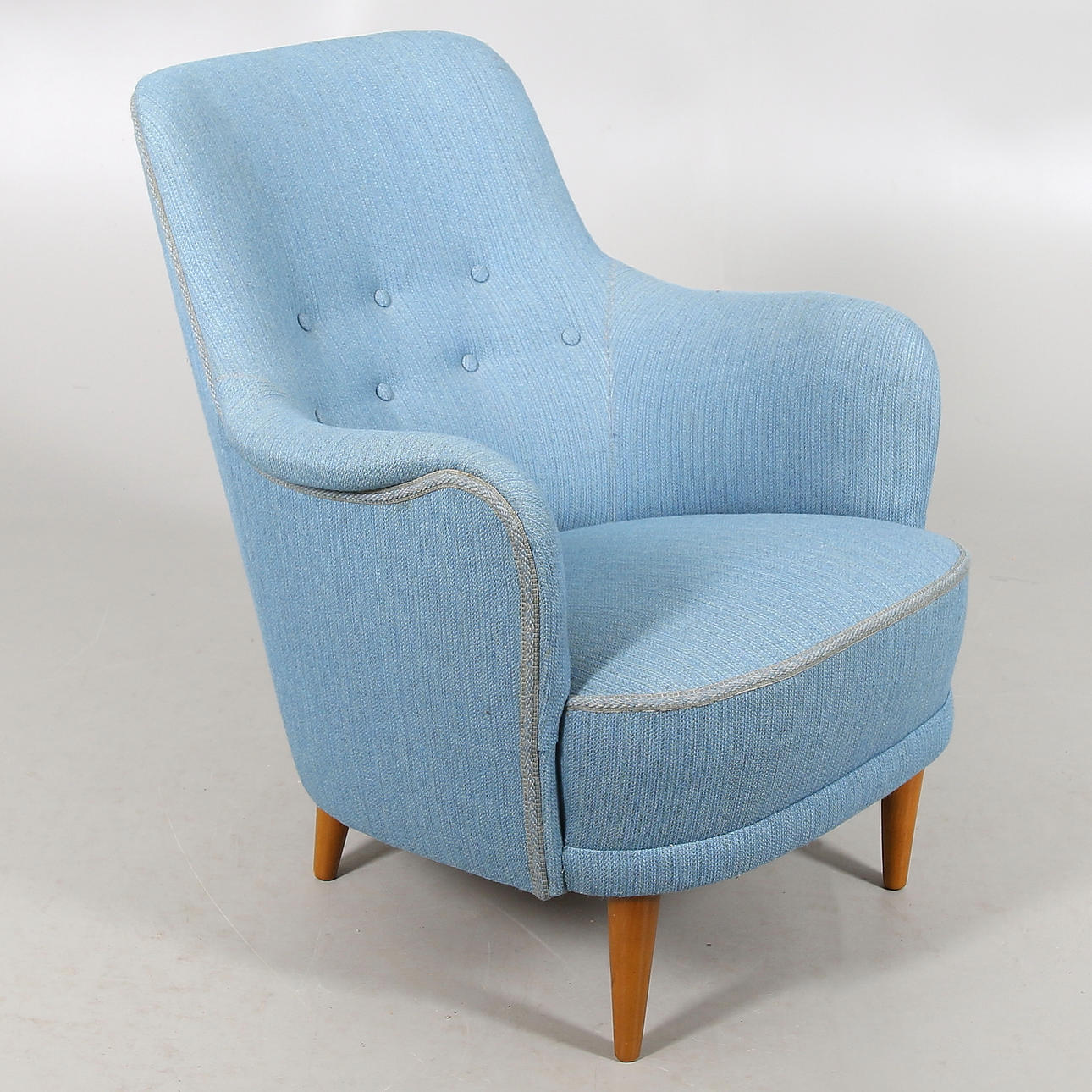 FÅTÖLJ, "Samsas", Carl Malmsten, 1900-talets andra hälft.