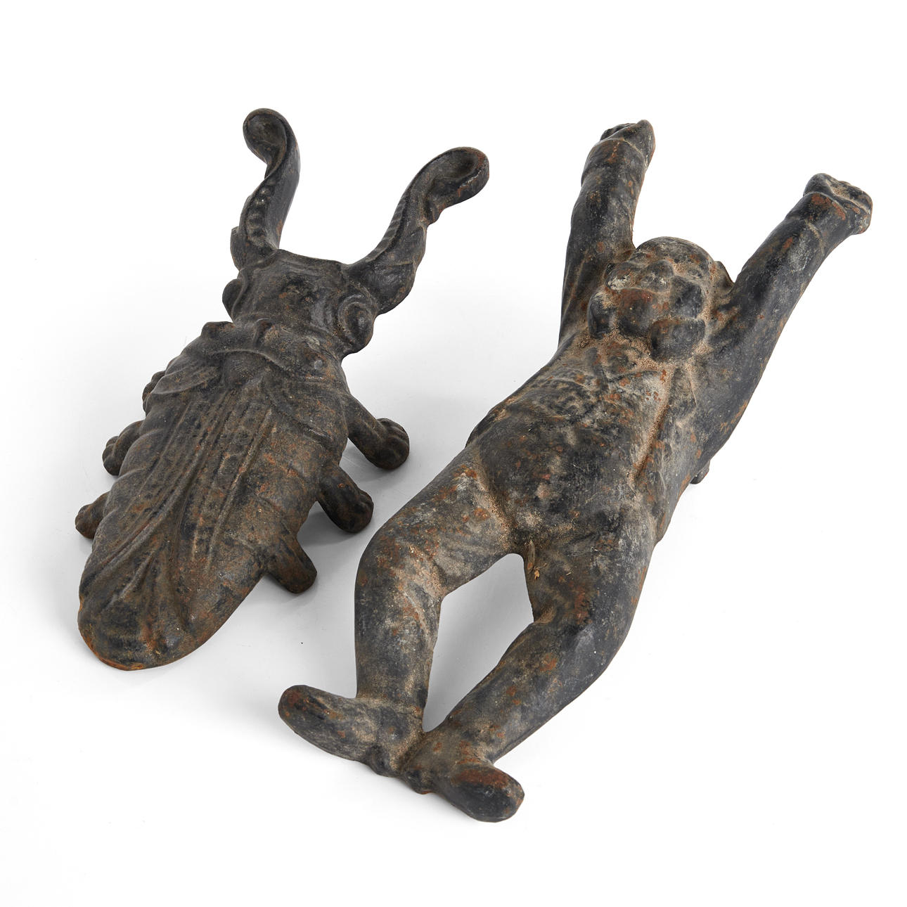 STÖVELKNEKTAR. 2 st. Gjutjärn. 1900-tal.