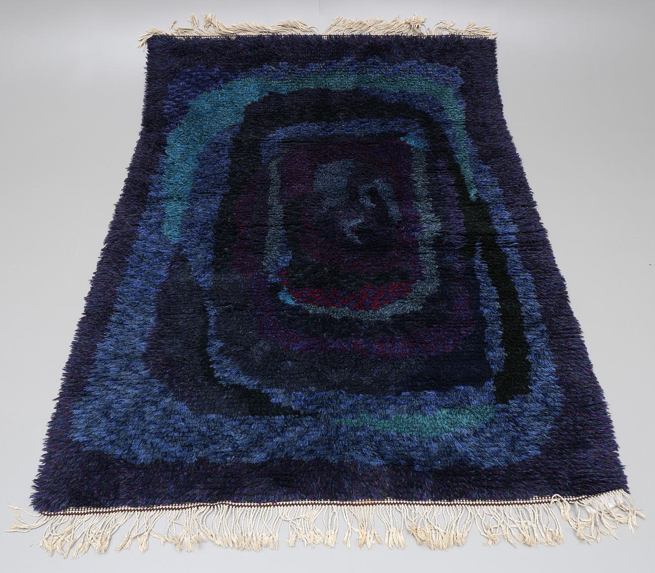 RYAMATTA, "Blå grotta", 194 x 145 cm, 1950-tal.