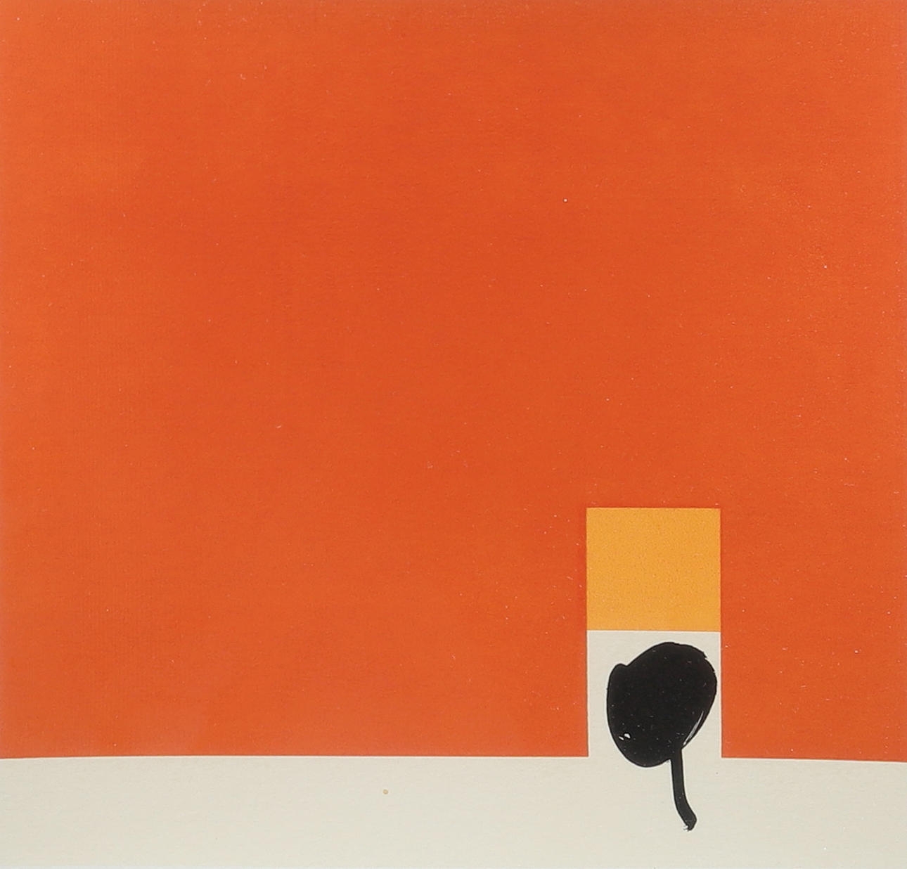 HÅKAN BERG (FÖDD 1958). Composition, serigraphy, signed H Berg.