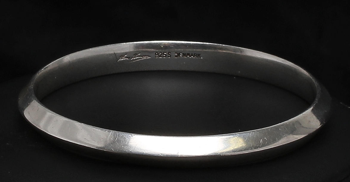 ARMBAND, sterlingsilver, Hans Hansen, Danmark.