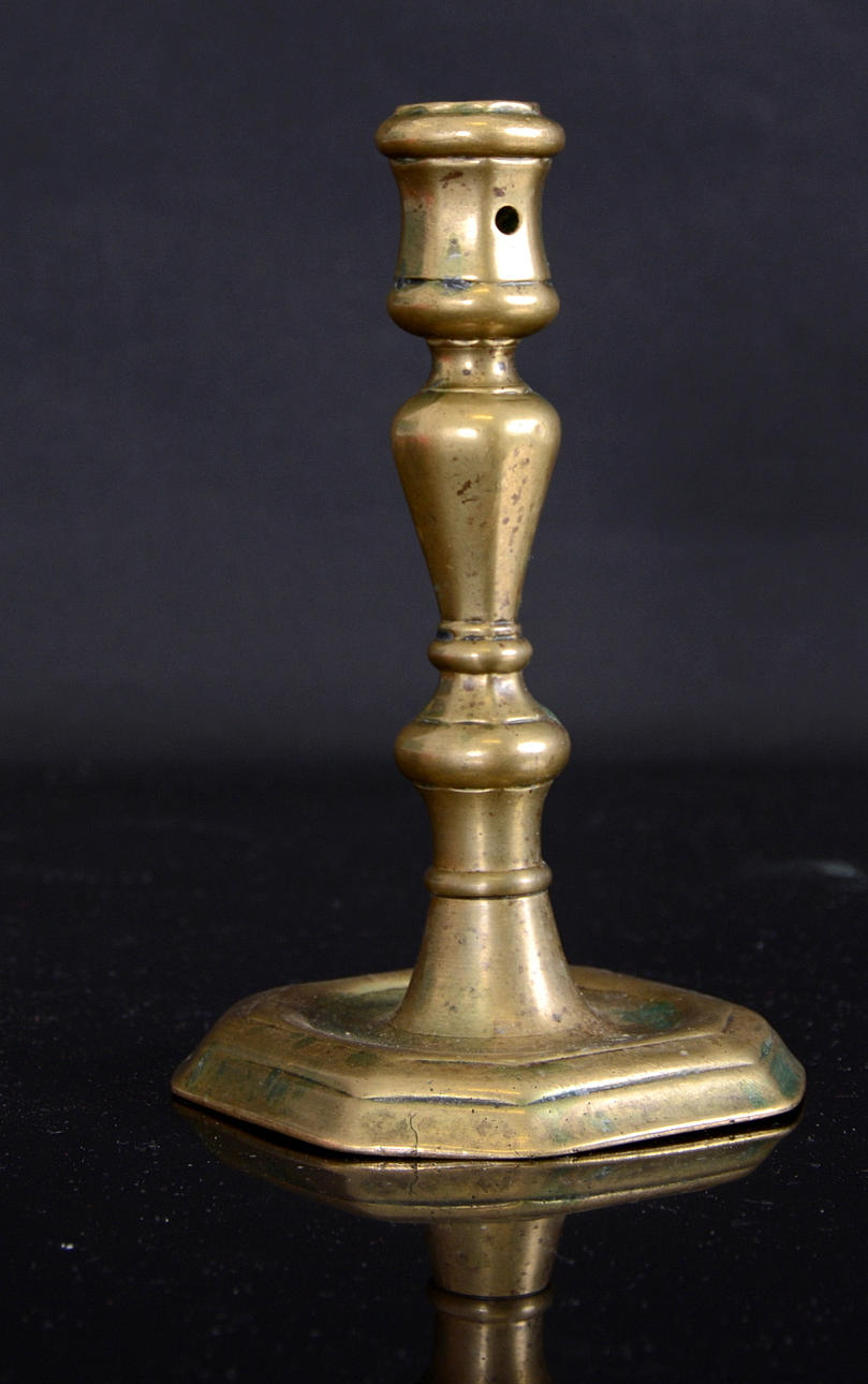 LJUSSTAKE,1700-tal, brons.