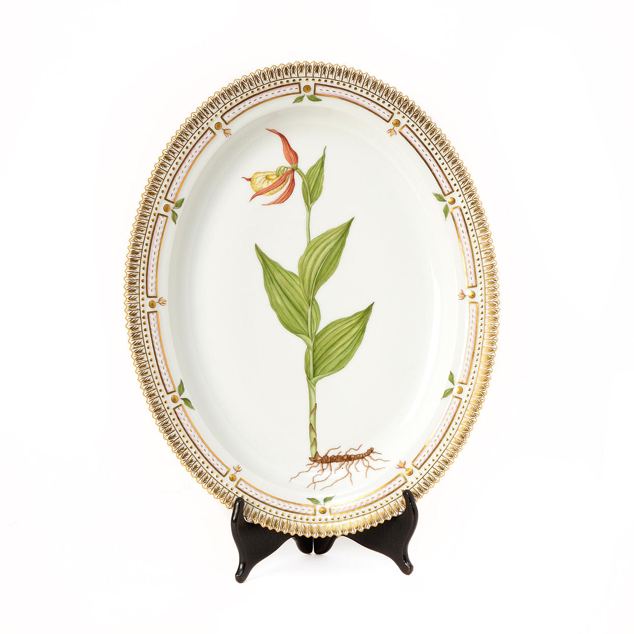 PLATTER. Porcelæn, "Flora Danica", Royal Copenhagen.
