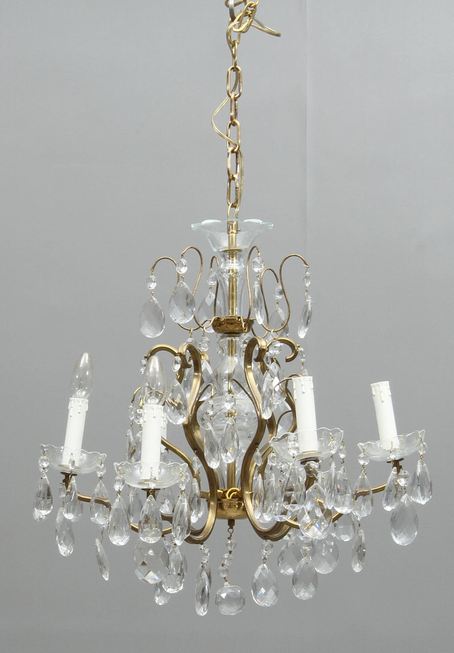 LJUSKRONA, 6 st ljusarmar, 1900-tal.