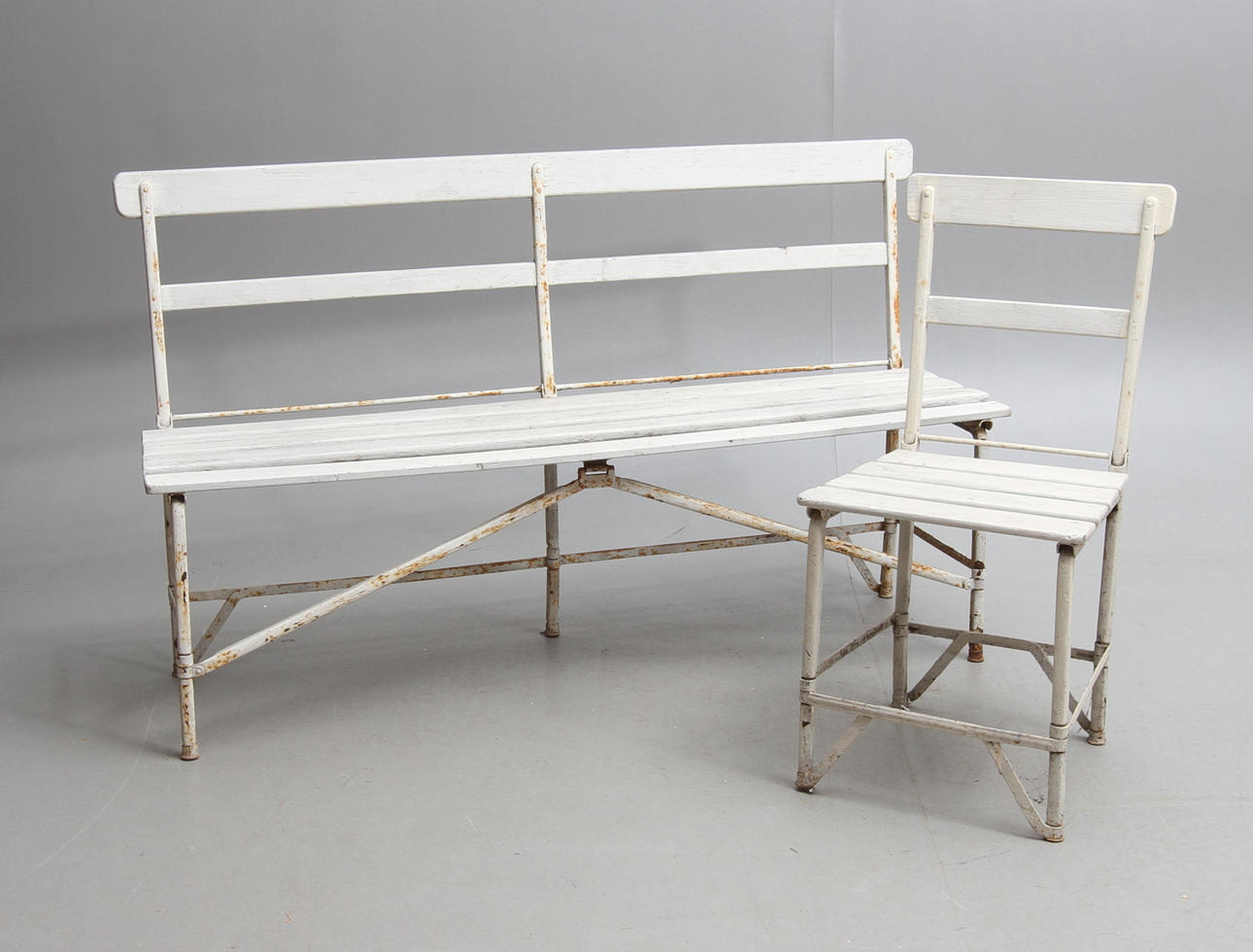 TRÄDGÅRDSSOFFA, TRÄDGÅRDSSTOL, 1900-talets första hälft.