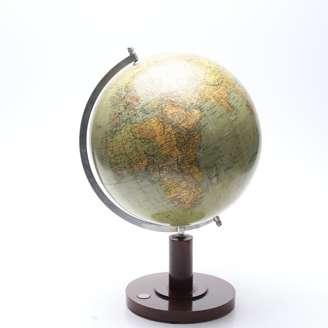 GLOBE, Columbus globe, Edwin Hammar, 1900s.