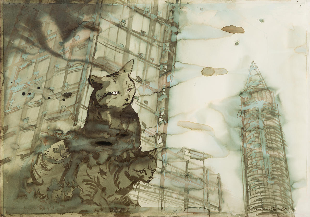 SLAVA SEIDEL (GEB. 1974). Cats.