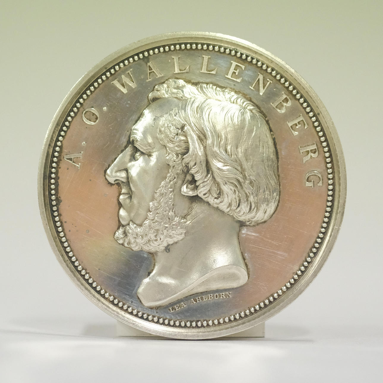 MINNESMEDALJ, SILVER, A.O. WALLENBERG, LEA AHLBORN.