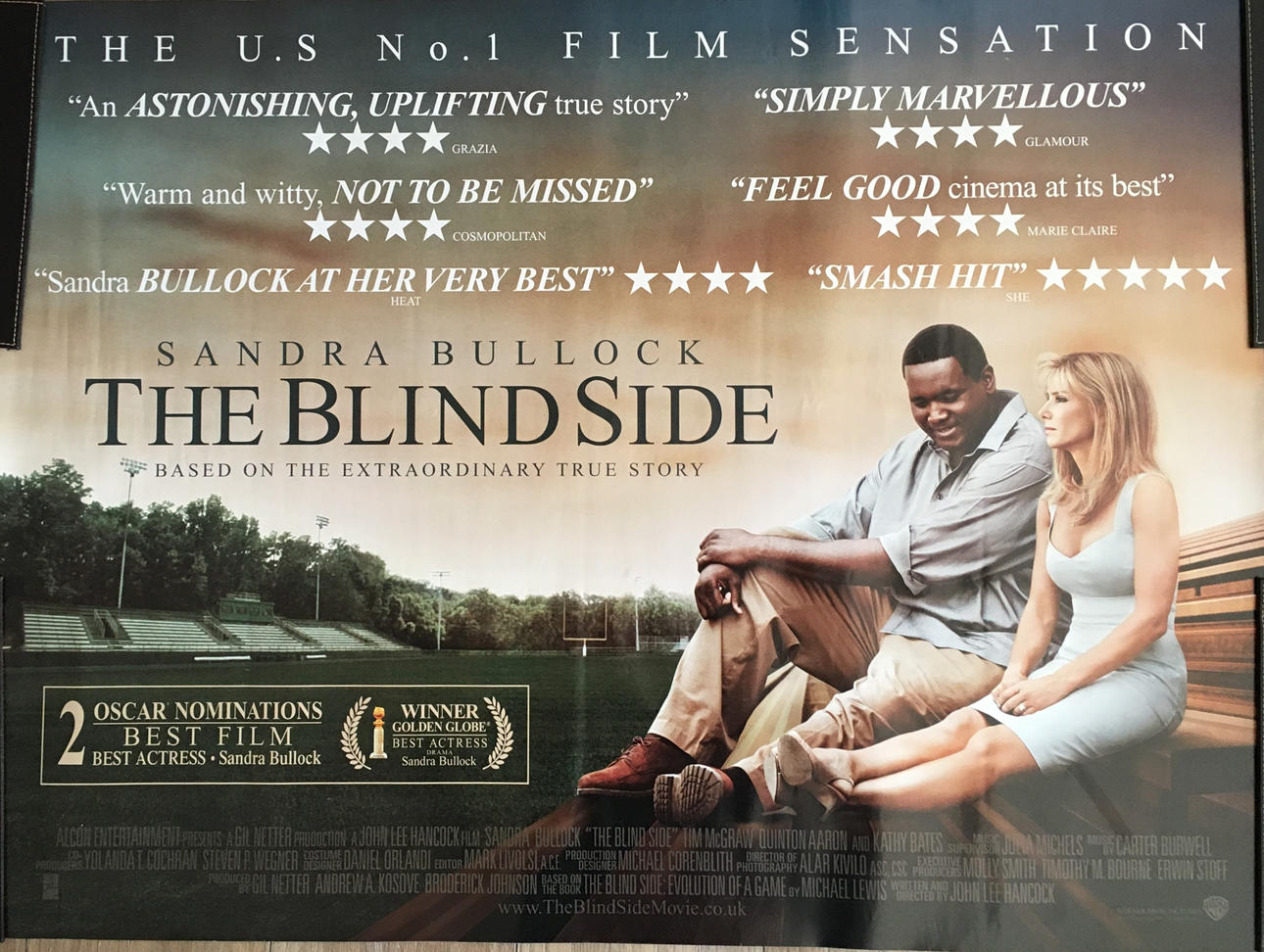 'BLINDSIDE' MOVIE POSTER.