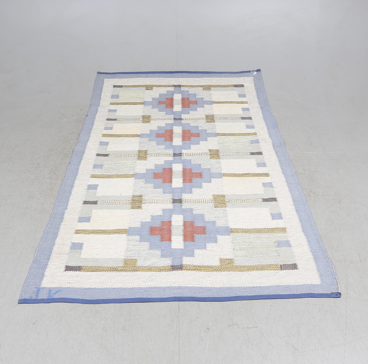 MATTA, rölakan, Karin Jönsson, 1900-talets andra hälft. 198 x 140 cm.