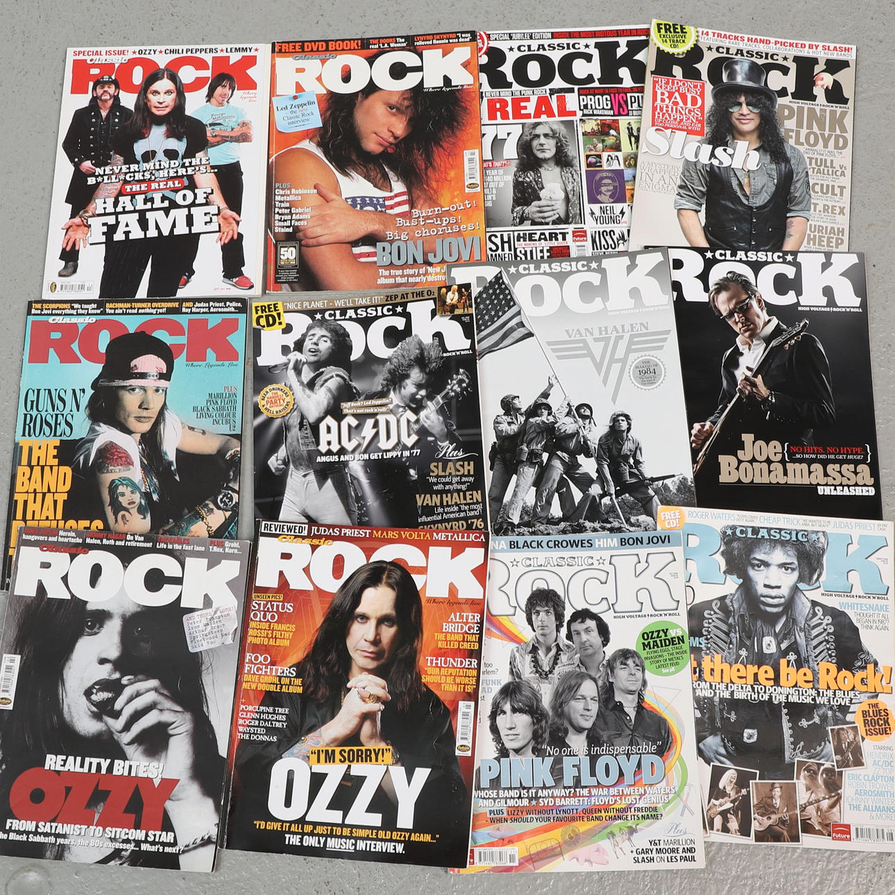 MAGASINER, 119 stk, Classic Rock.