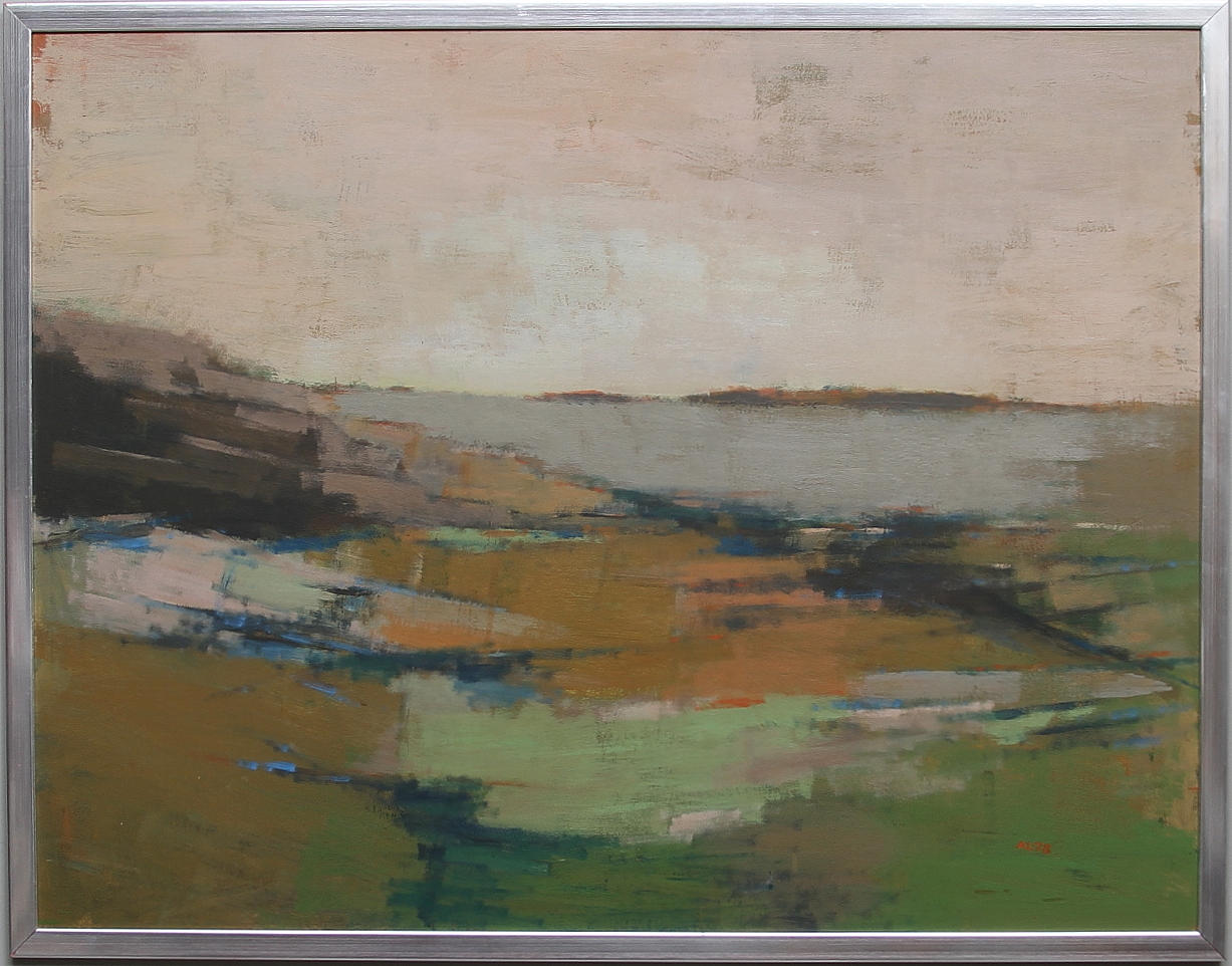 ANDERS LINDGREN. Olja på pannå, signerad AL och daterad -78.