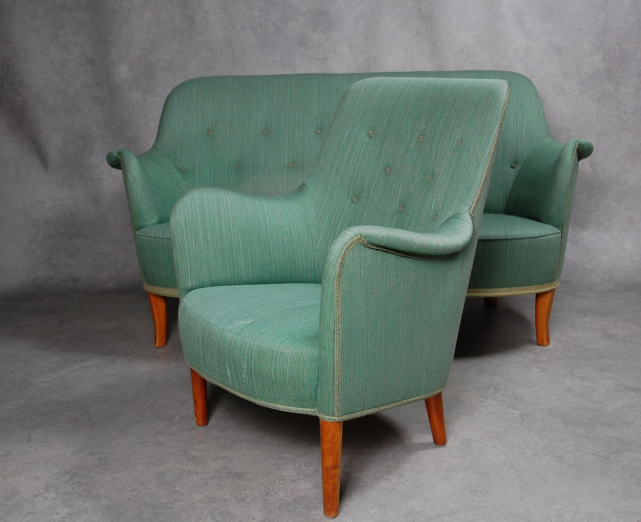 CARL MALMSTEN. soffa, fåtölj, " Samsas ".