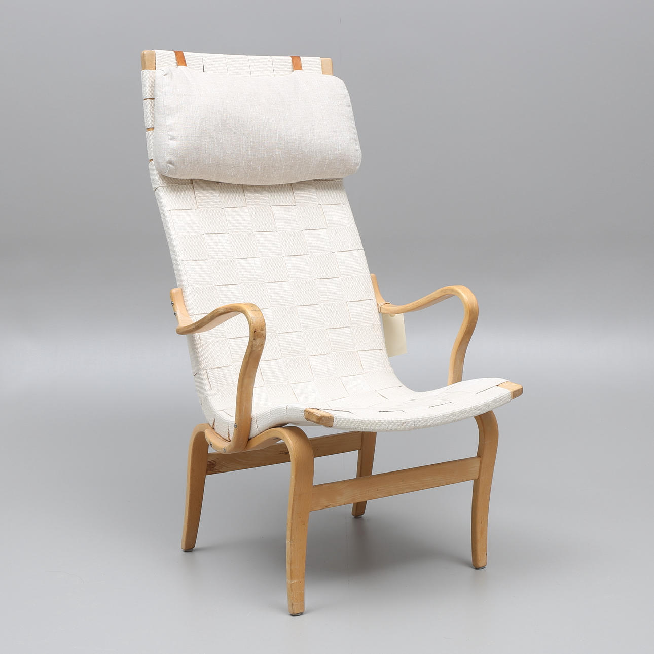 FÅTÖLJ, "Eva hög" Bruno Mathsson.