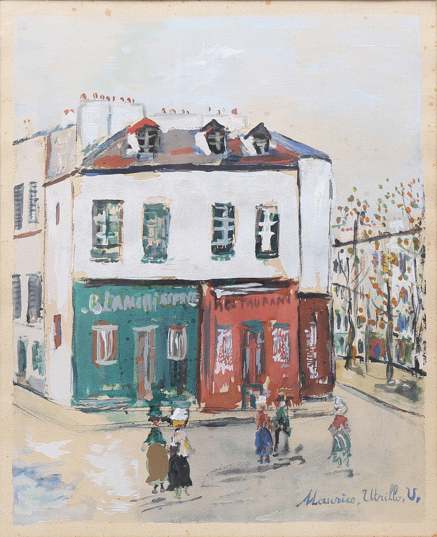 MAURICE UTRILLO. Vista urbana.
