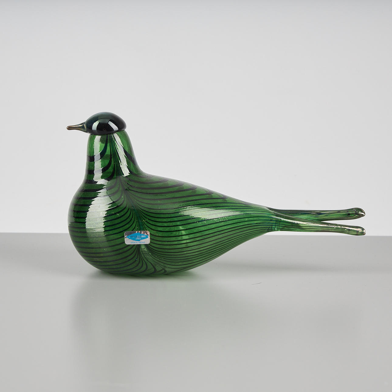 OIVA TOIKKA. GLASS BIRD, Tropiikin Tiira (Tropical Tern). Signed O