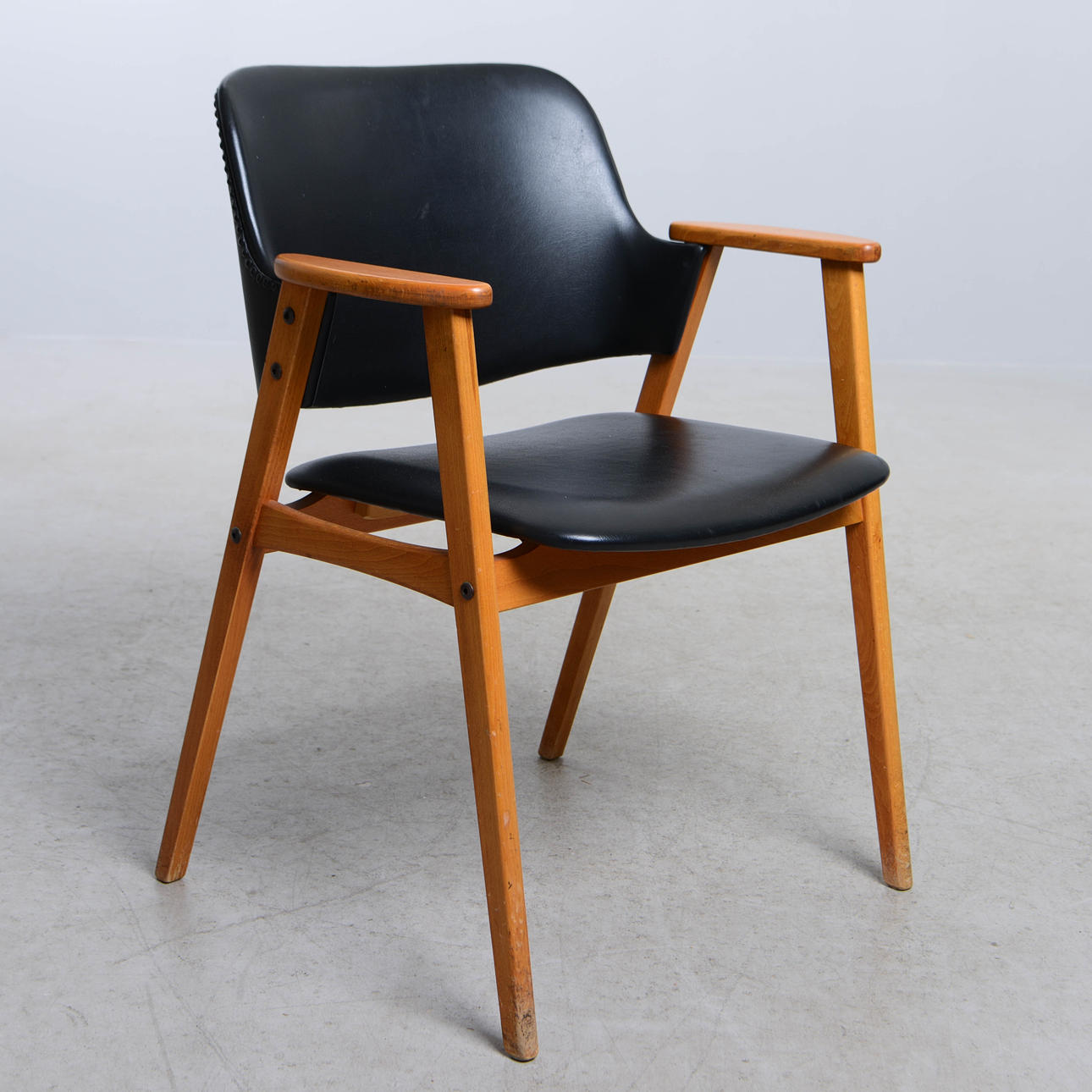 KARMSTOL, teak, 1950/60-tal.