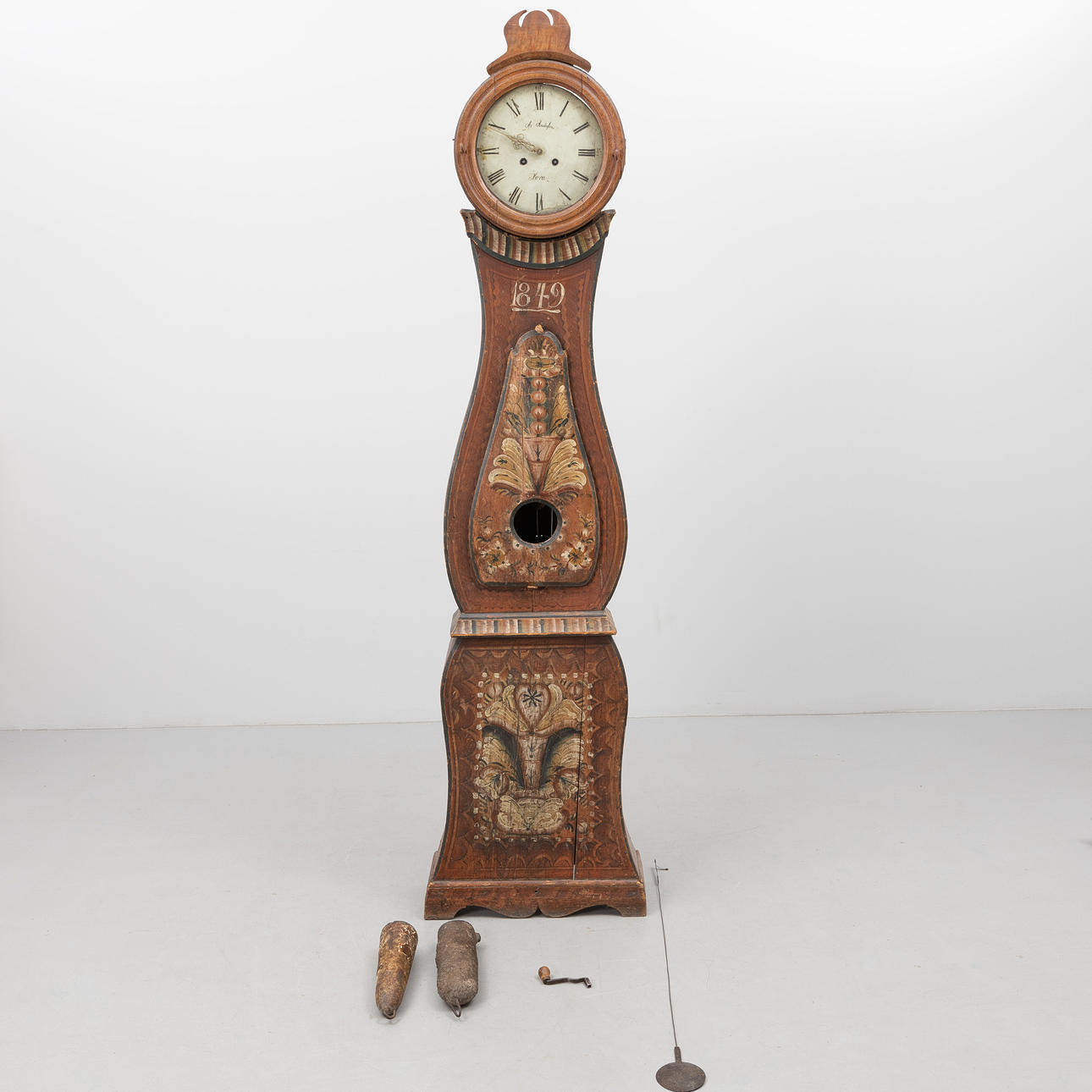 GOLVUR, Dalarna, Mora, Kurbits, dated 1849.