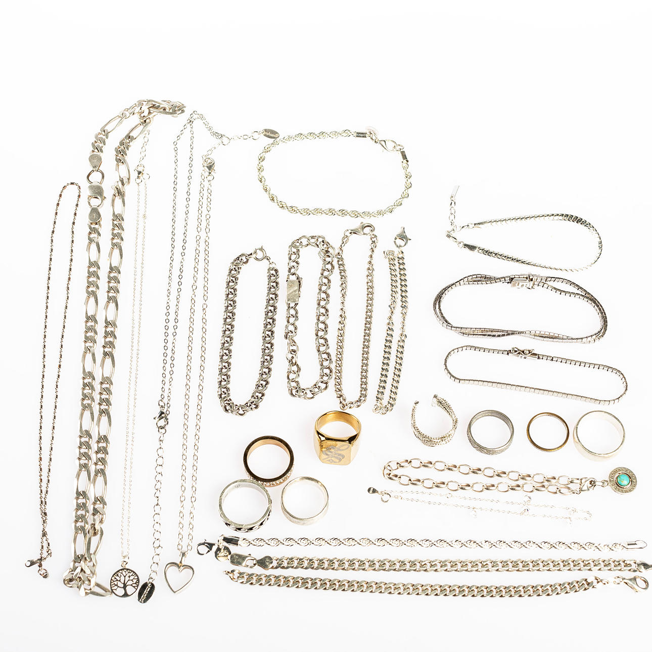 JEWELRY, one A Collection mostly silver, 2022HG-7370.