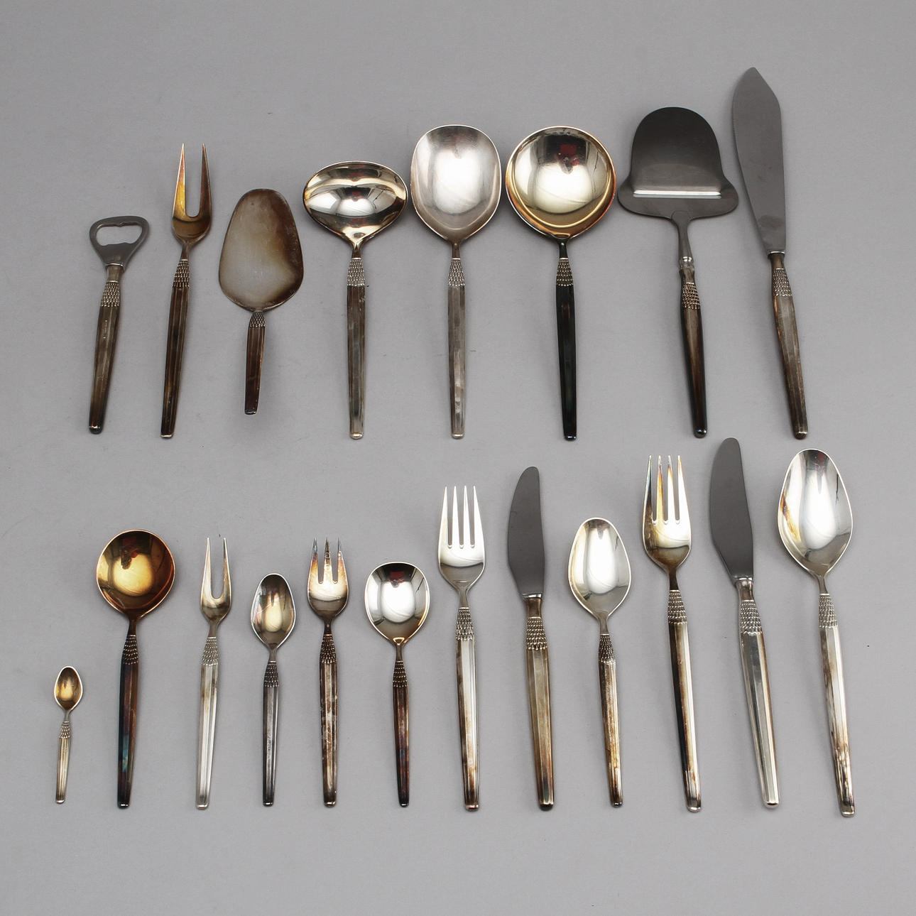 BESTICKSERVIS, nysilver, "Cheri", 115 delar, Frigast, Danmark.