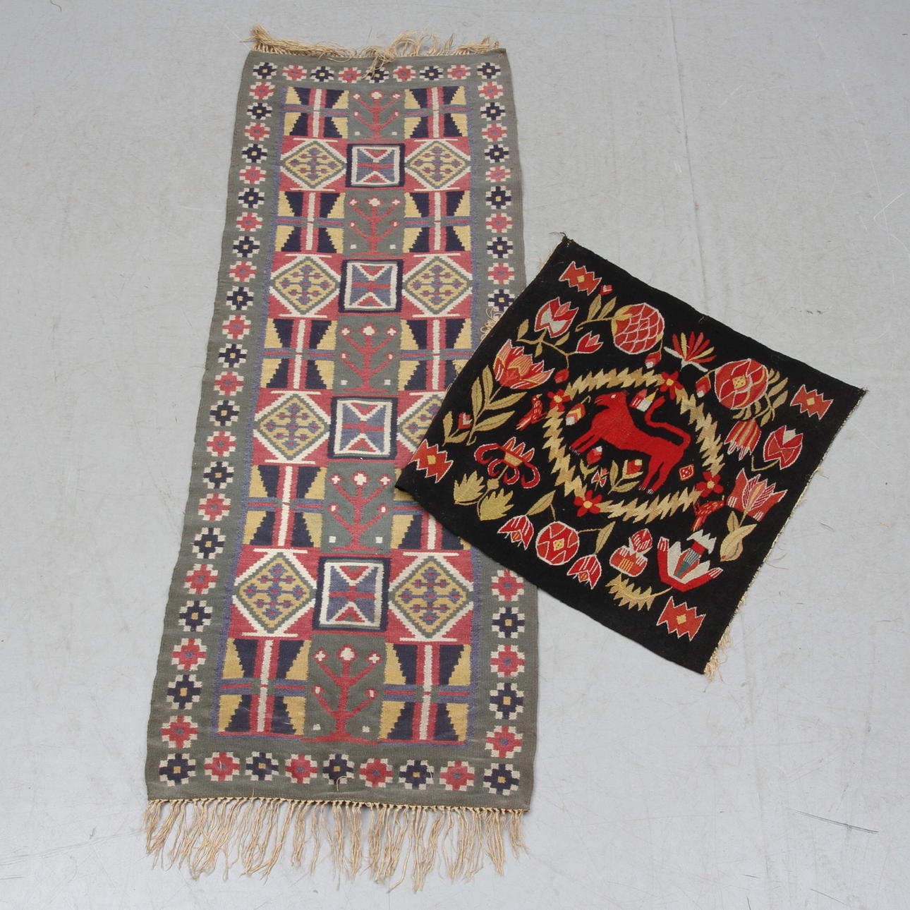 VÄVNADER, 2 st, allmoge.