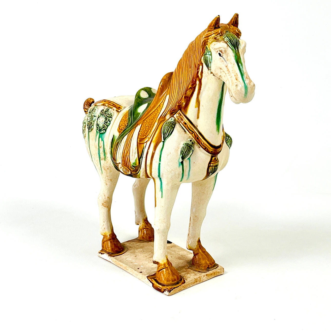 KINESISK SANCAI HEST FIGUR.