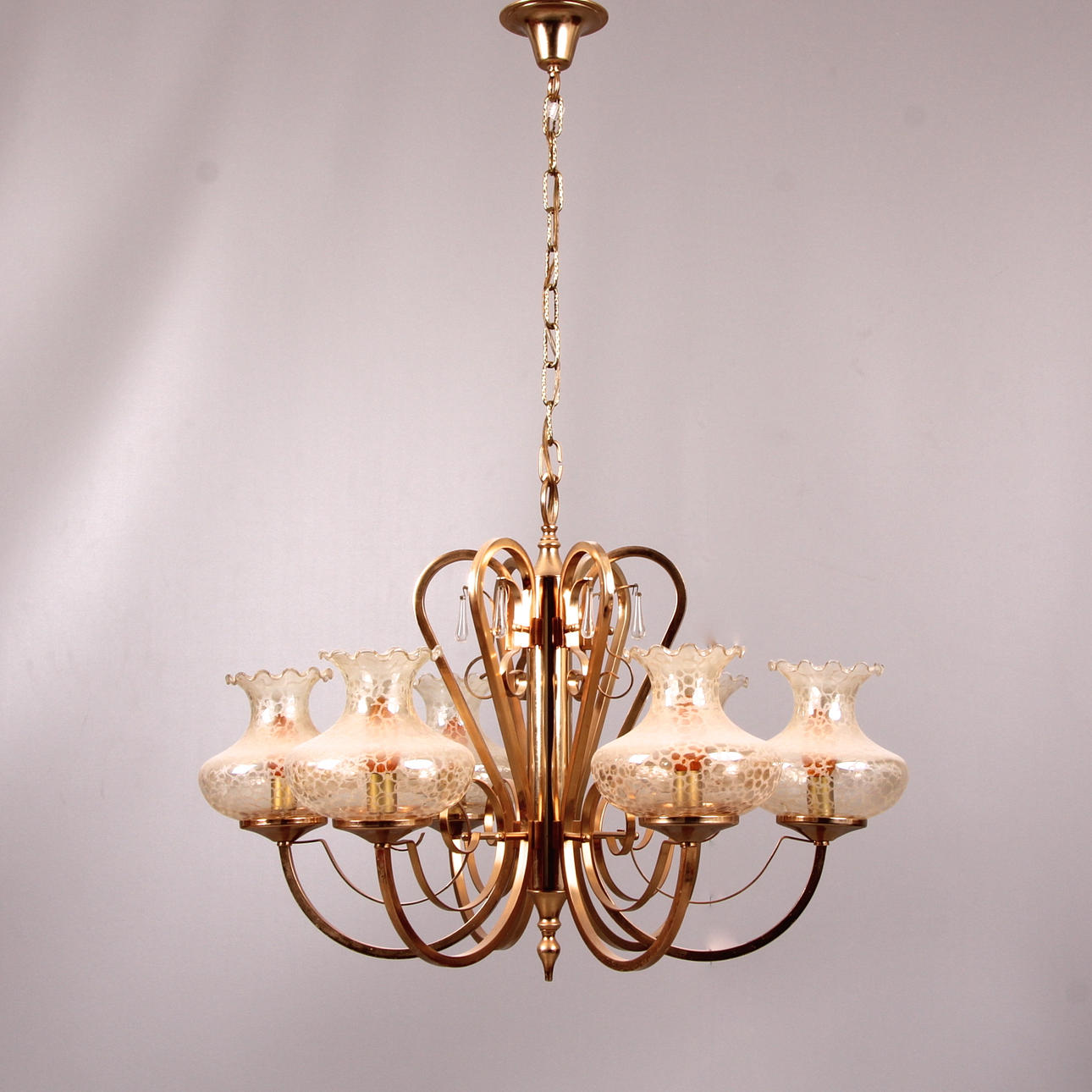 TAKARMATUR, mässing och glas, 1900-tal.