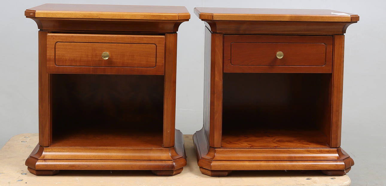 NATTBORD, ett par, 1900-2000-tal.