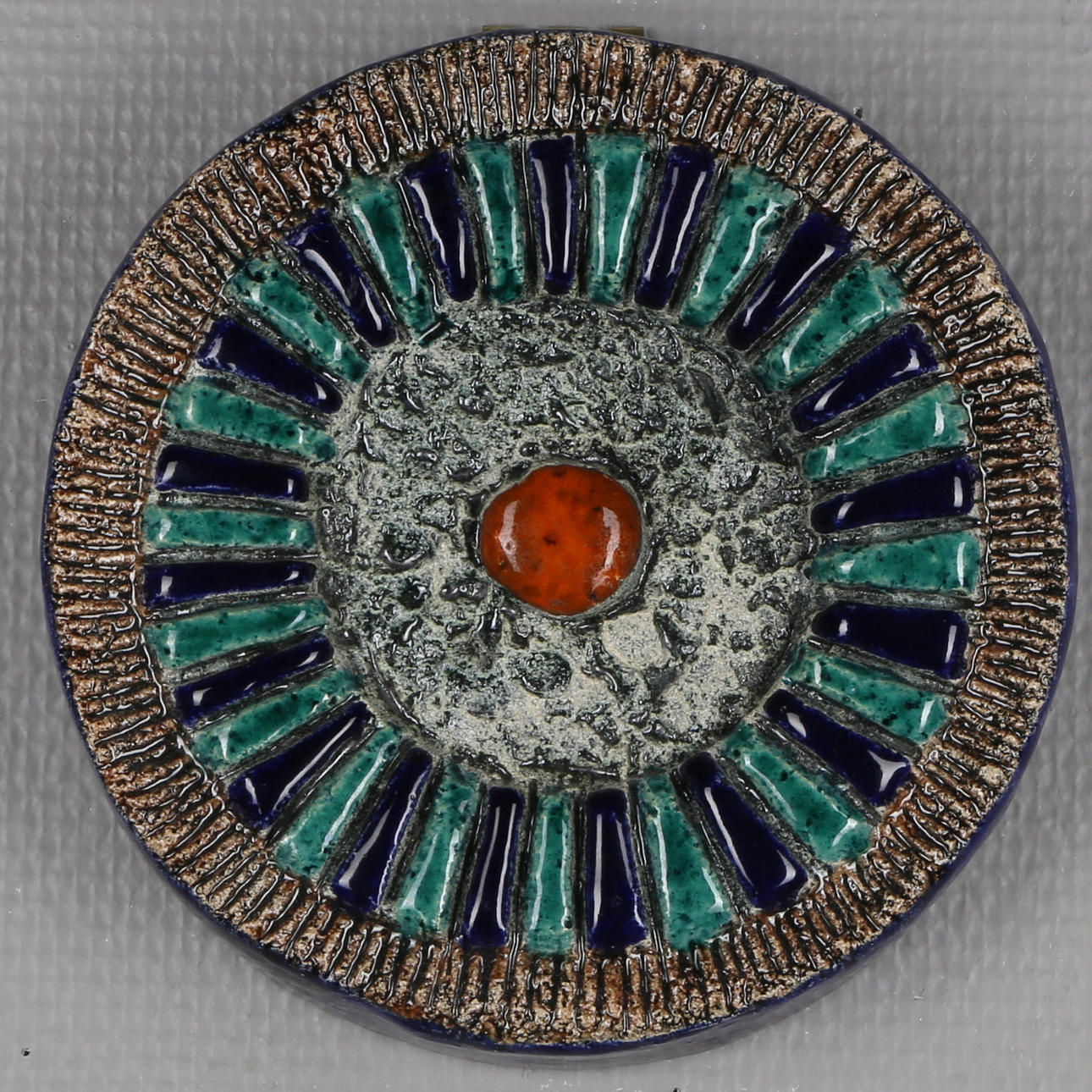 WALL RELIEF, 2 pcs, ceramics, Eva Hellbom, 1900s.