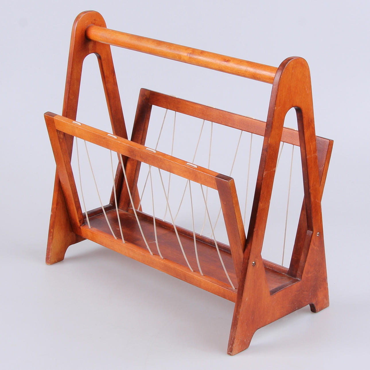 TIDNINGSSTÄLL, teak, 1900-talets mitt.