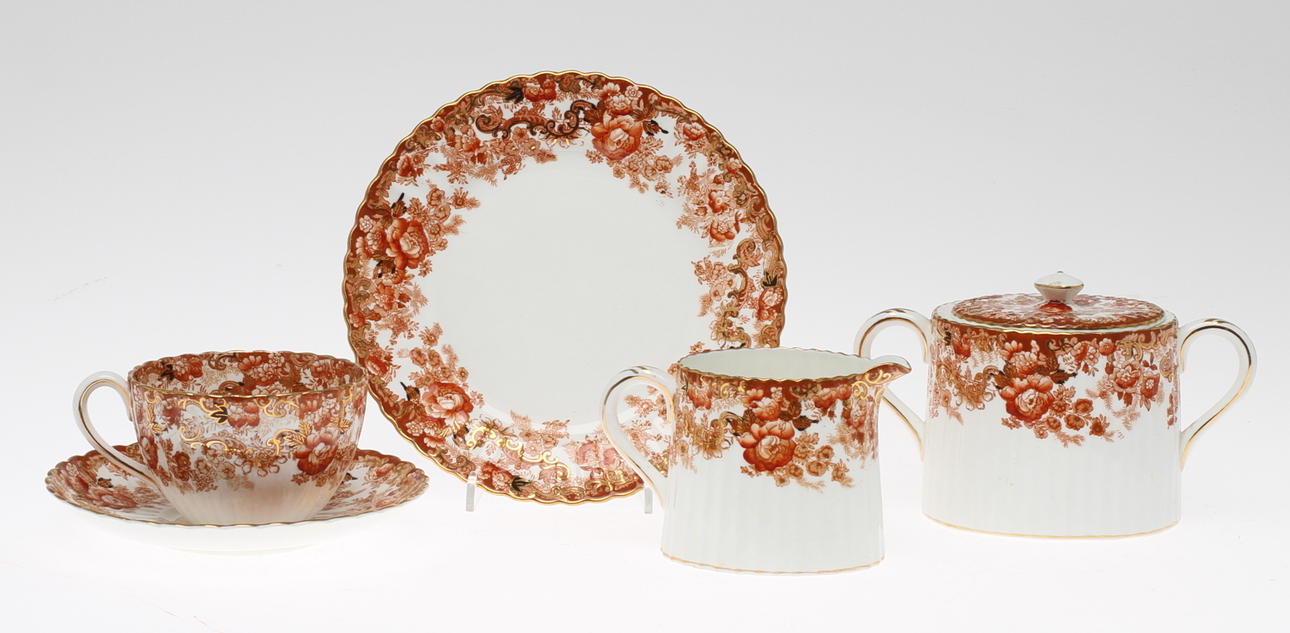 TESERVIS, ca 24 delar, porslin, Radfords, England, 1900-tal.