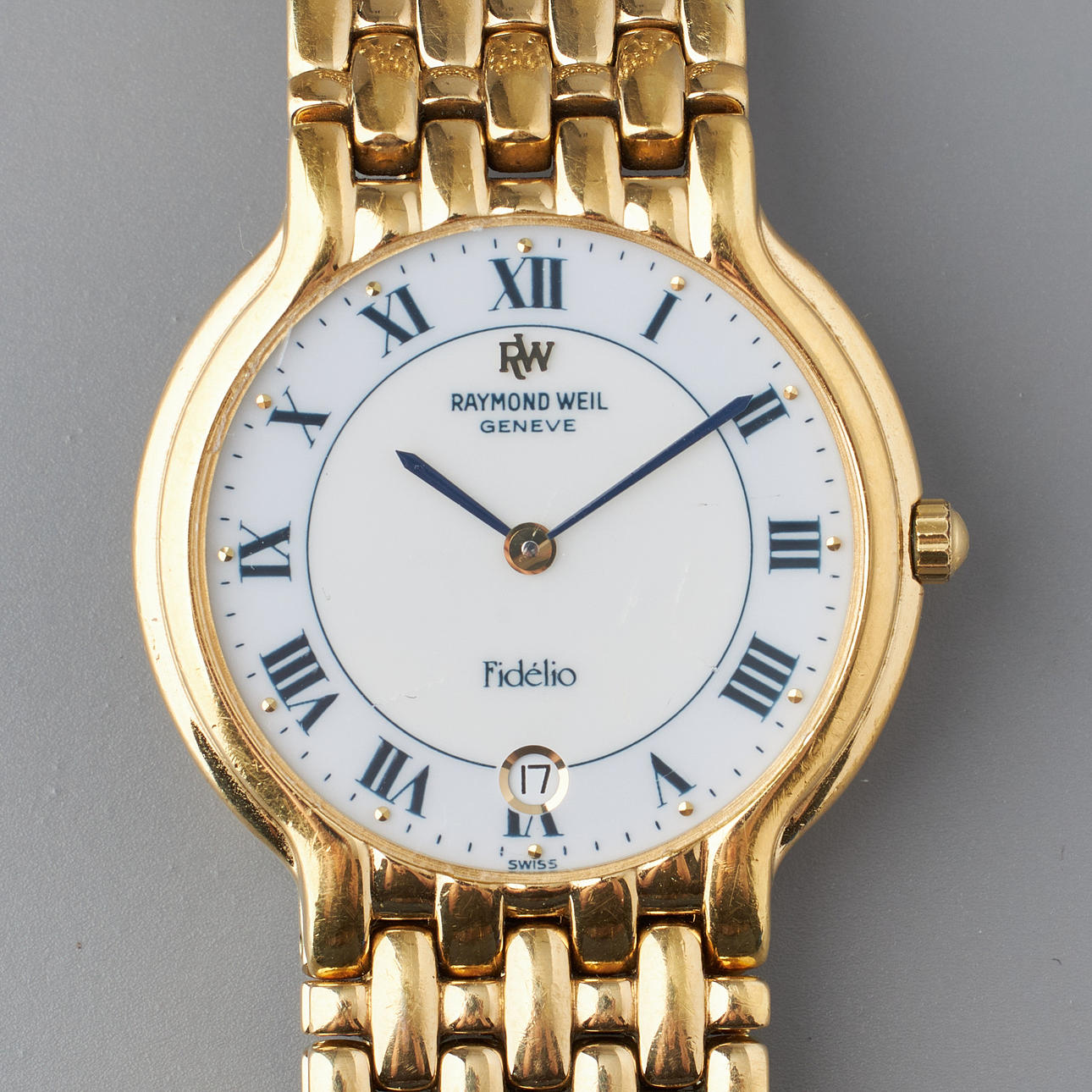 RAYMOND WEIL, Fidélio, 32 mm, gold-plated, quartz. Clocks