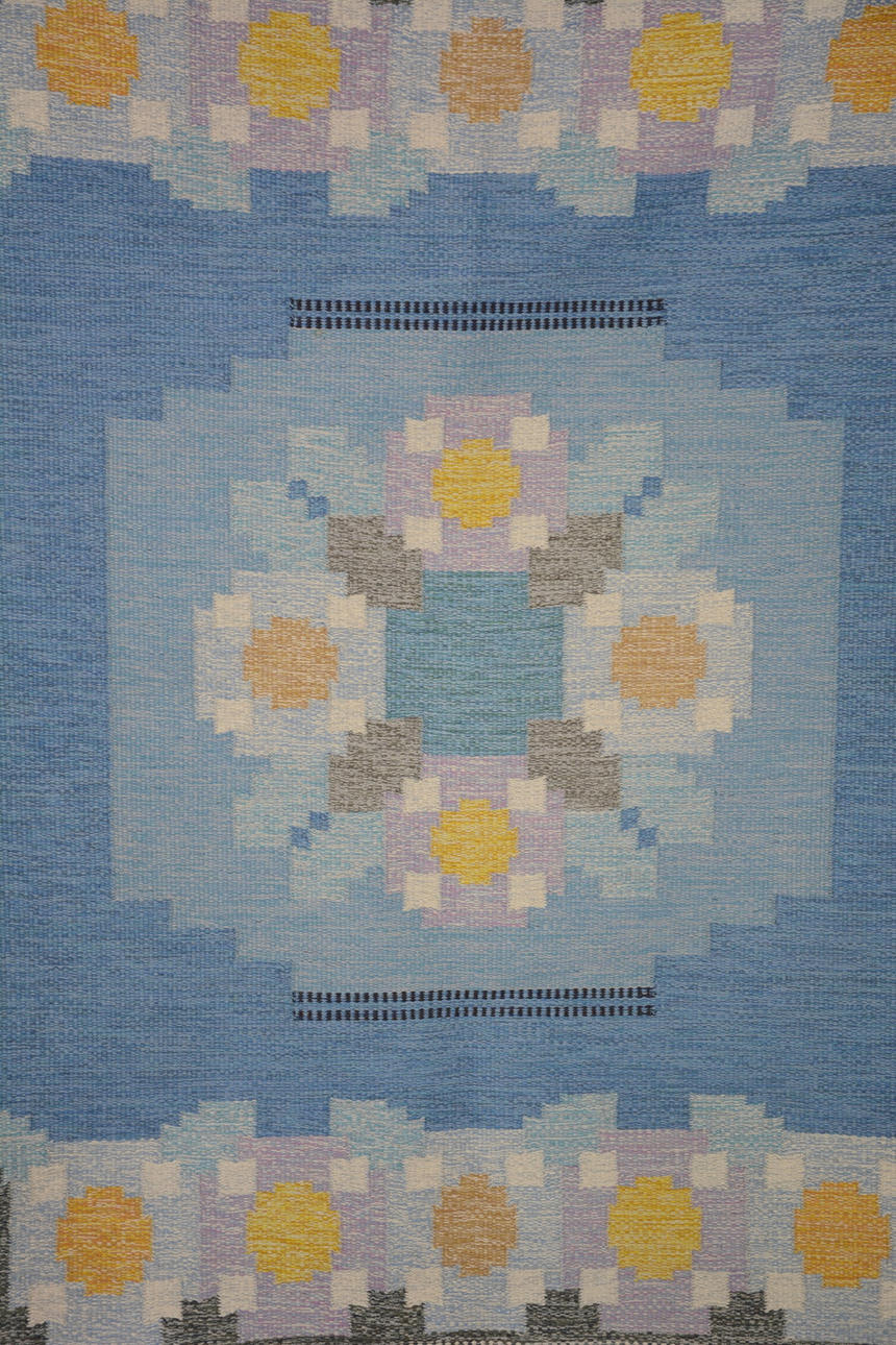 INGEGERD SILOW. Matta, röllakan, 200x140 cm.