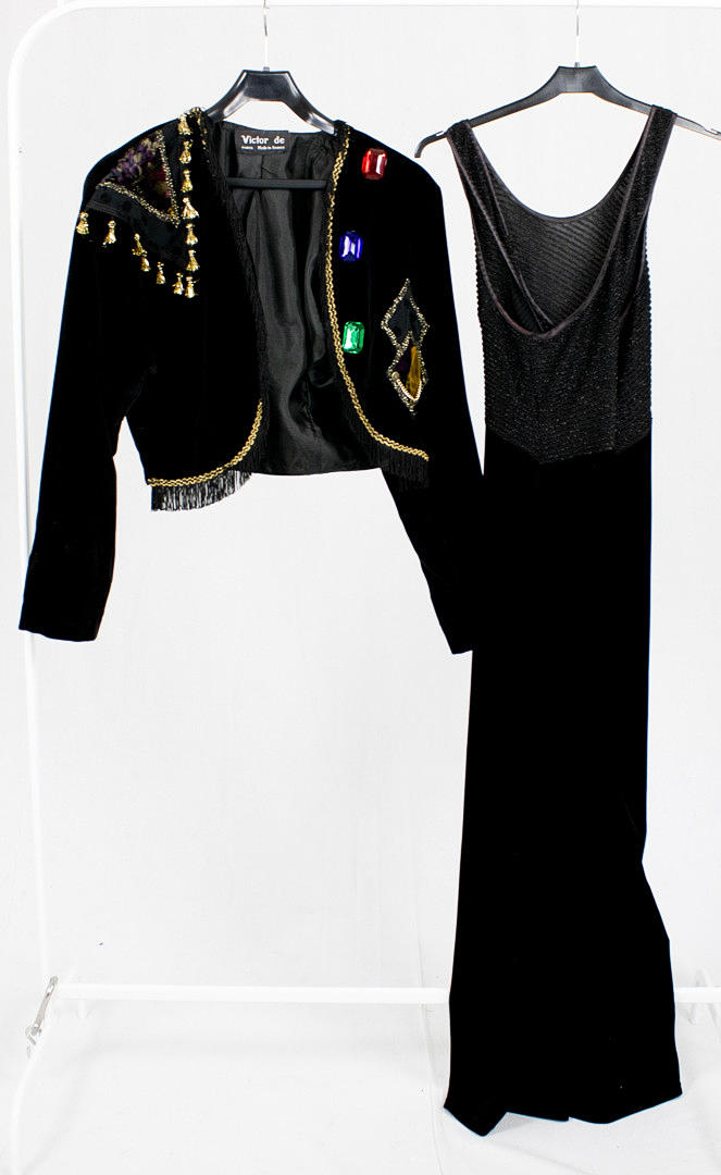 KLÄNNING med JACKA 1960/70-tal.