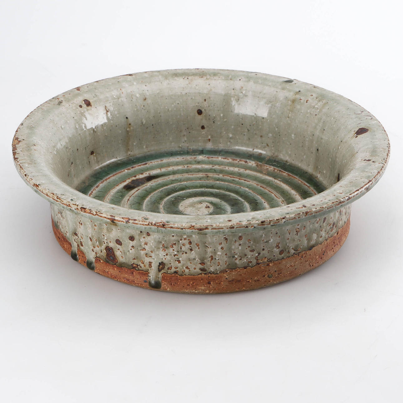MARIANNE WESTMAN. Plato, gres chamota, Rörstrand Ateljé.
