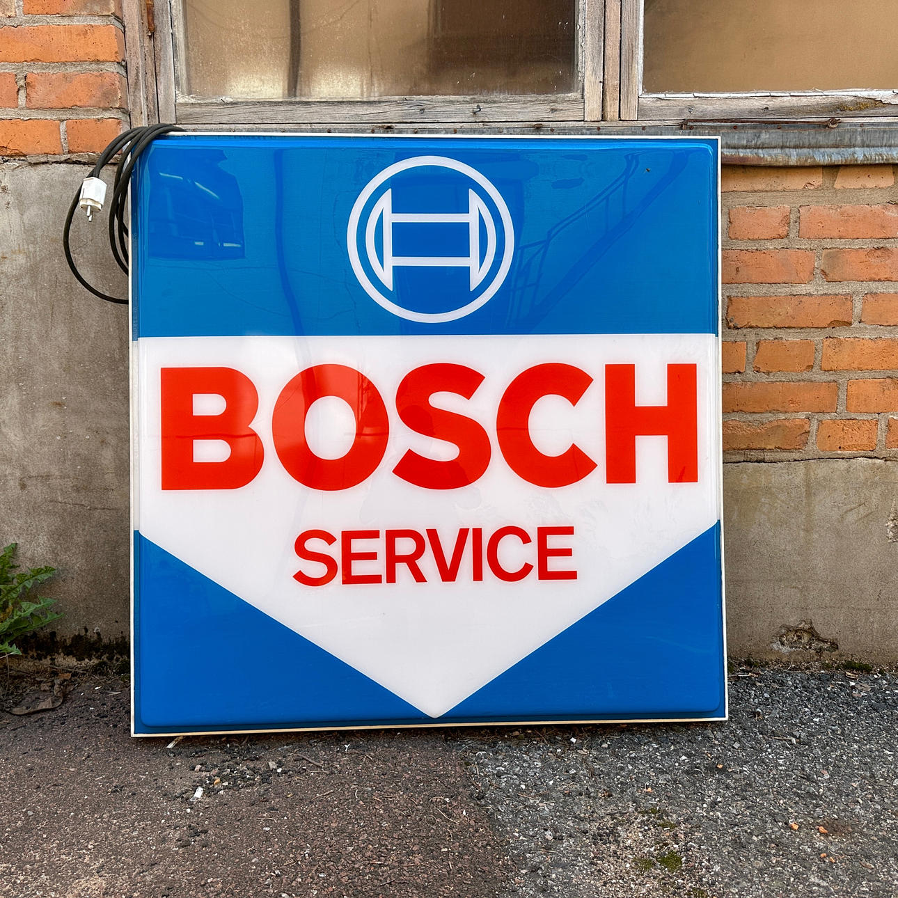 SERVICIO BOSCH, RÓTULO DE PLÁSTICO, iluminado, unilateral.