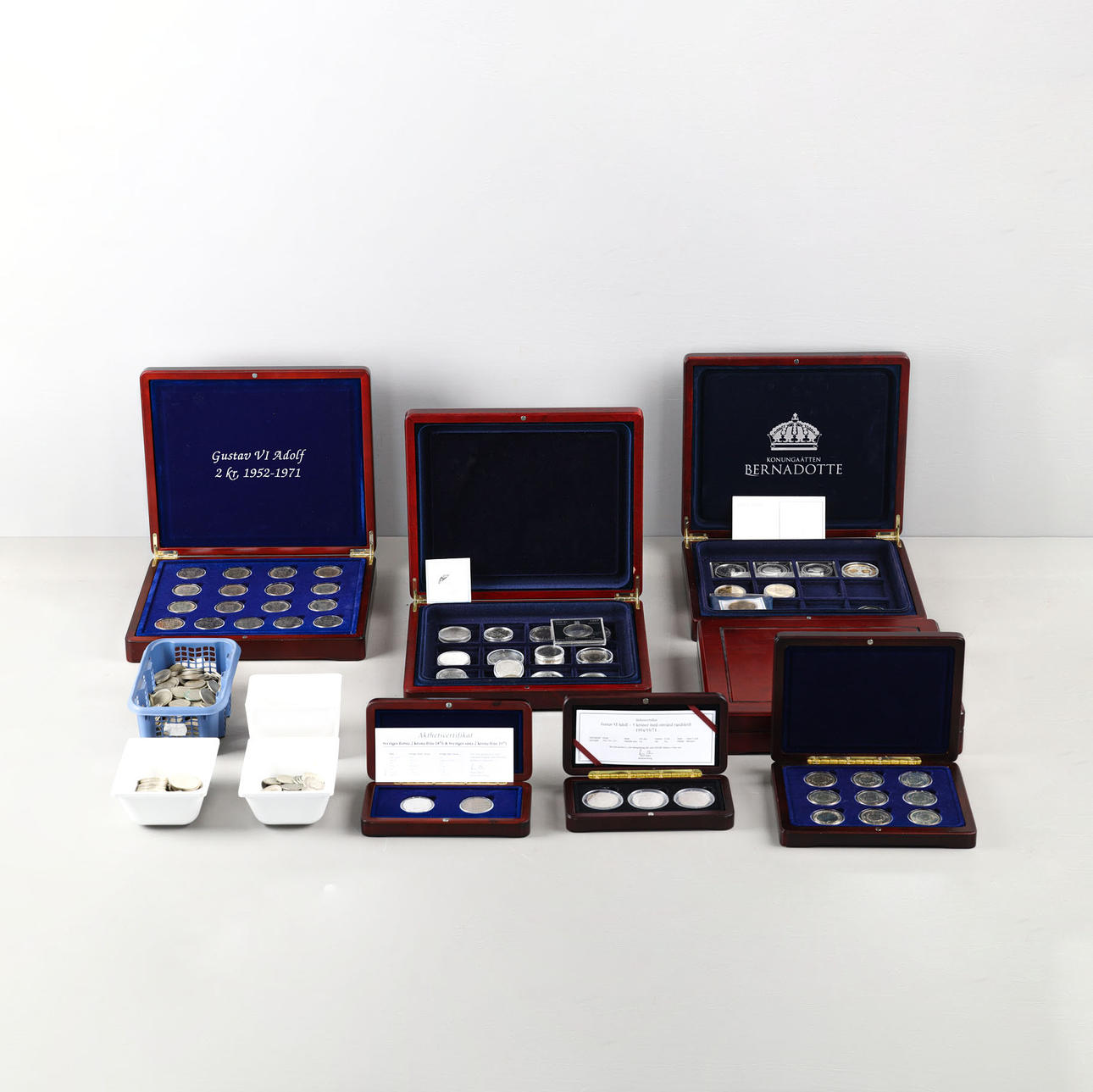 MYNT, samling silvermynt Sverige.