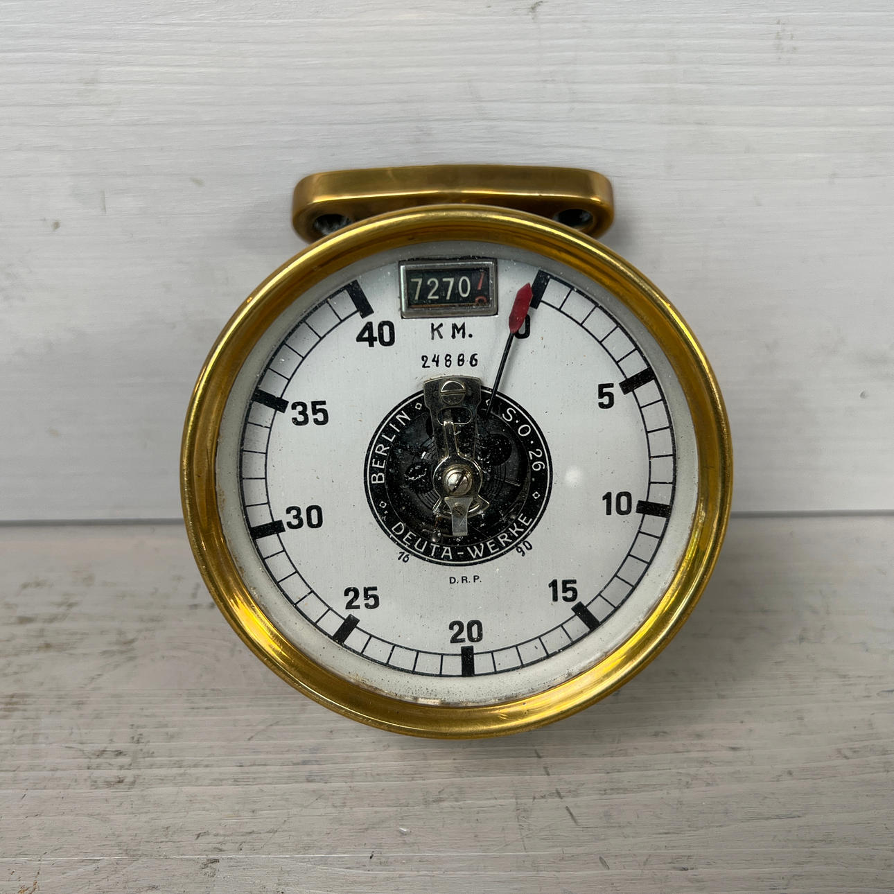 DEUTA-WERKE, speedometer, Germany, Circa 1910.