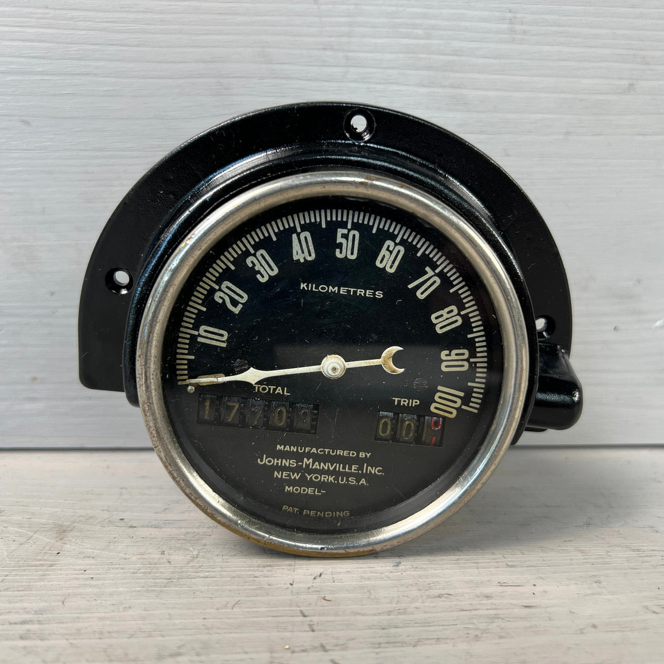 JOHNS-MANVILLE, speedometer, USA, 1920s.