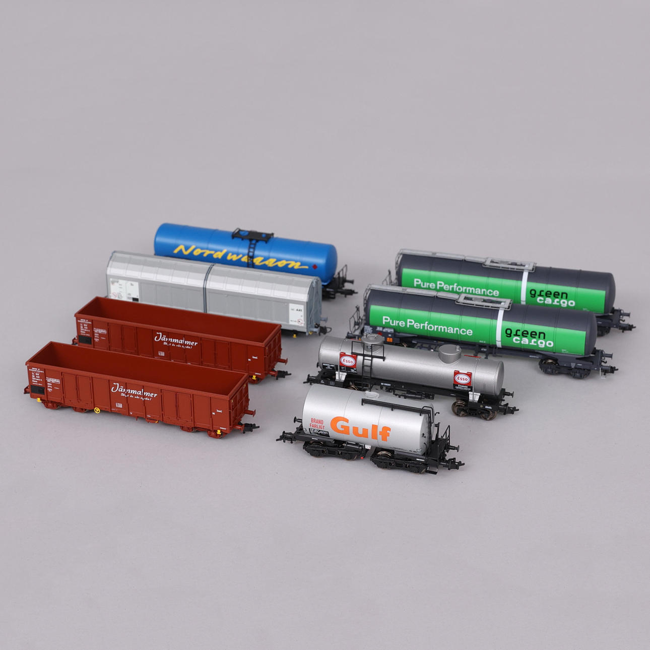 VAGONES DE MERCANCÍAS, 8 piezas, Roco.