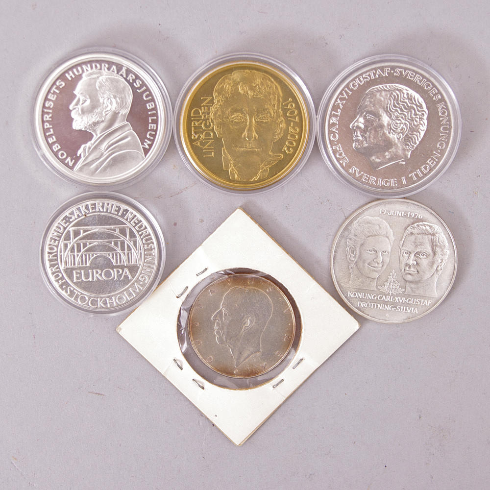 JUBILEUMSMYNT, bl.a Astrid Lindgren.